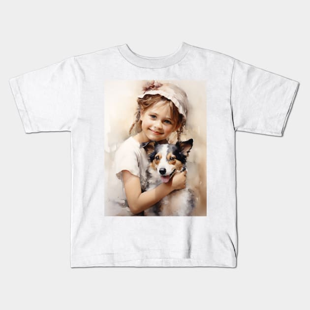 Debbie and Merle Kids T-Shirt by David Kincaid Art